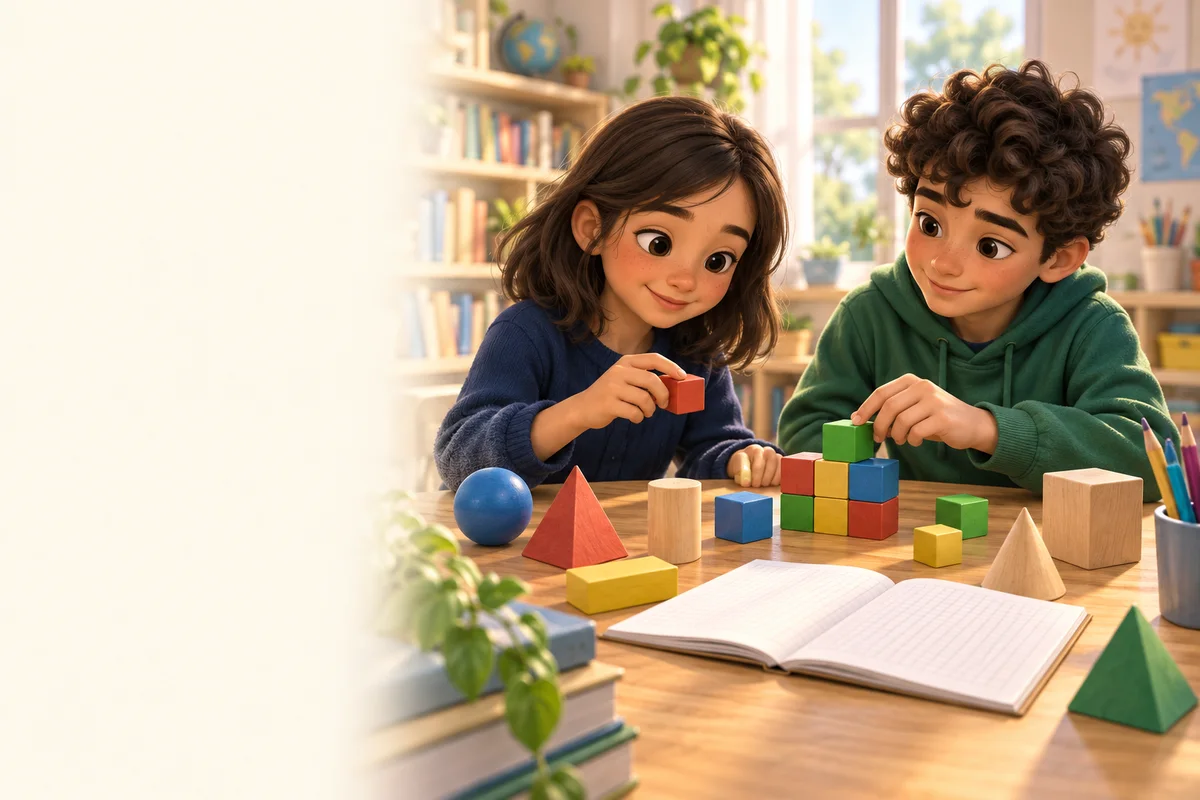 Young learners exploring mathematical ideas together